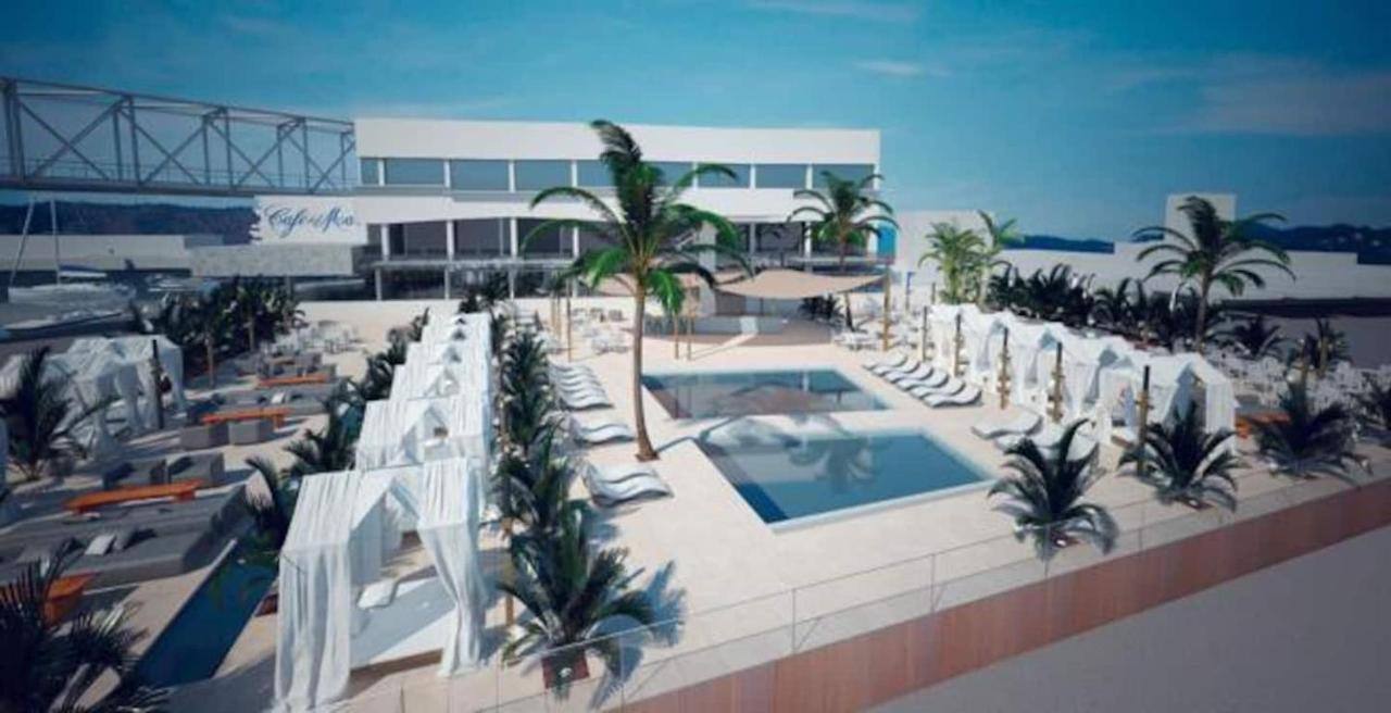 Stylish Flat, 2 Bathrooms And Swimming Pool, Next To The Beach! Sant Adrià de Besòs Exteriör bild